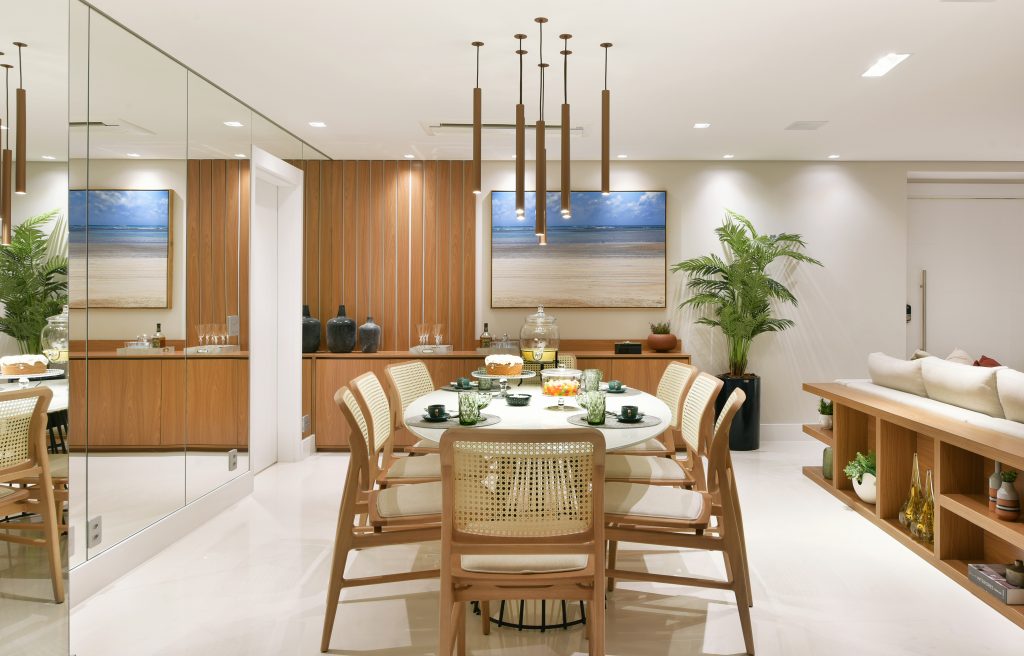 piso para sala de jantar