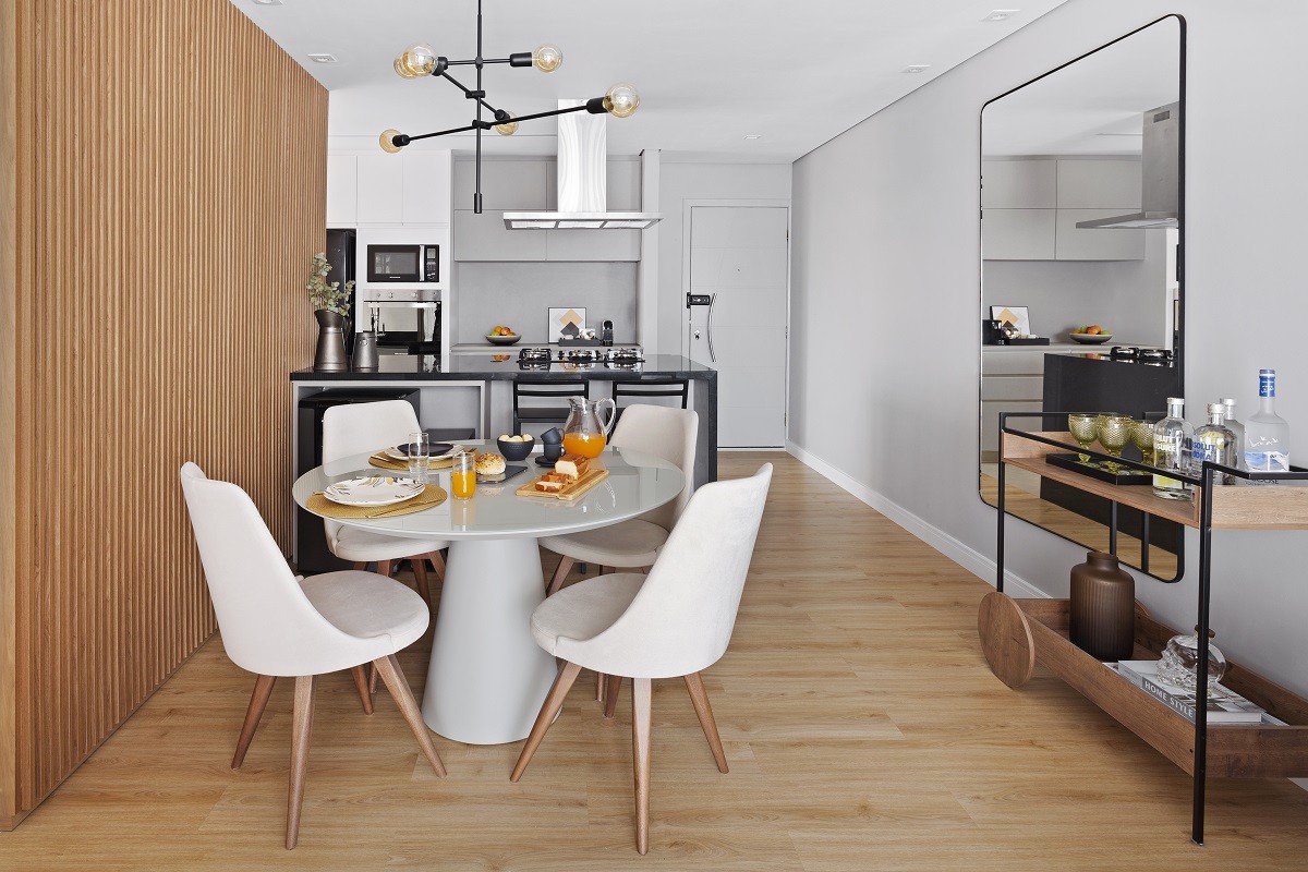 piso para sala de jantar