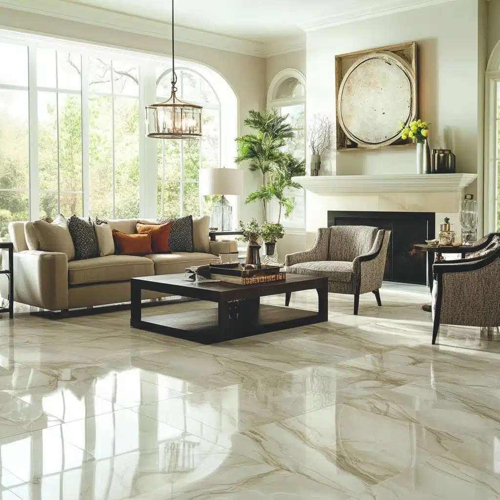 piso para sala de jantar