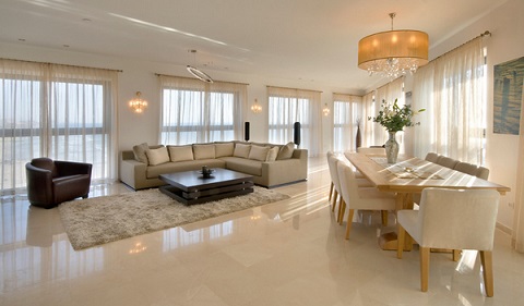 piso para sala de jantar