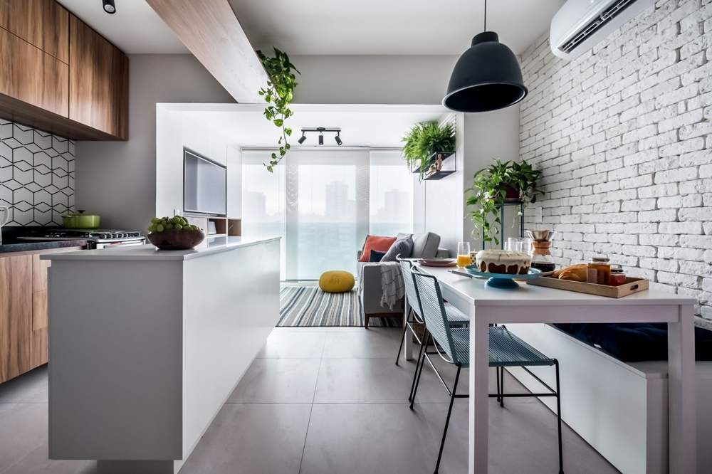 piso para sala de jantar