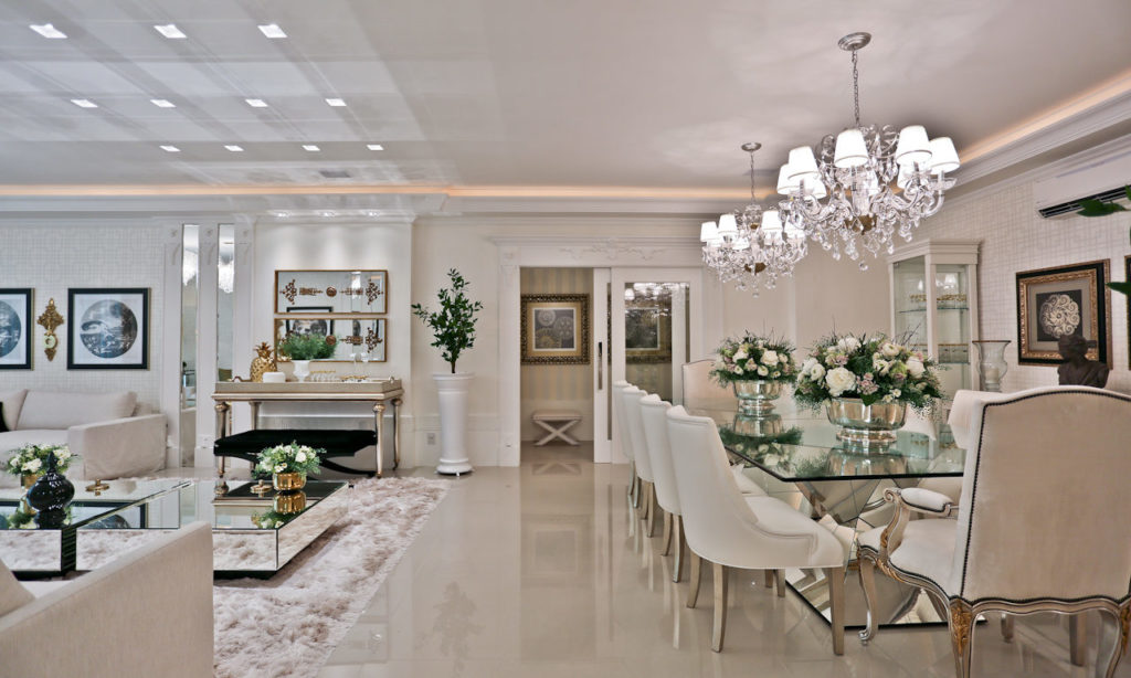 piso para sala de jantar