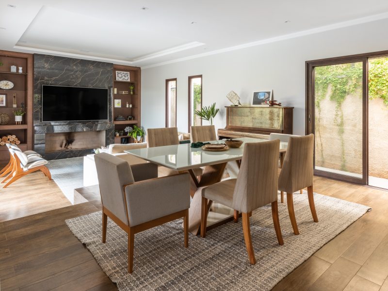 piso para sala de jantar