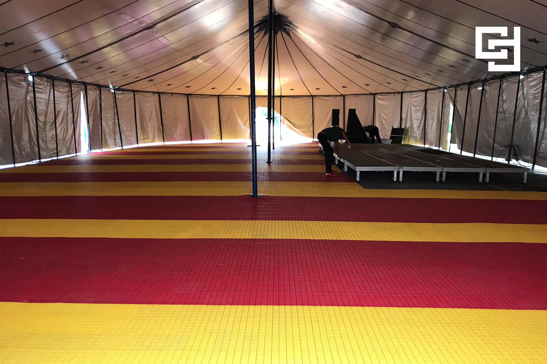 piso para salao de festas