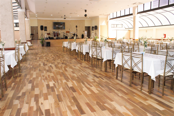 piso para salao de festas