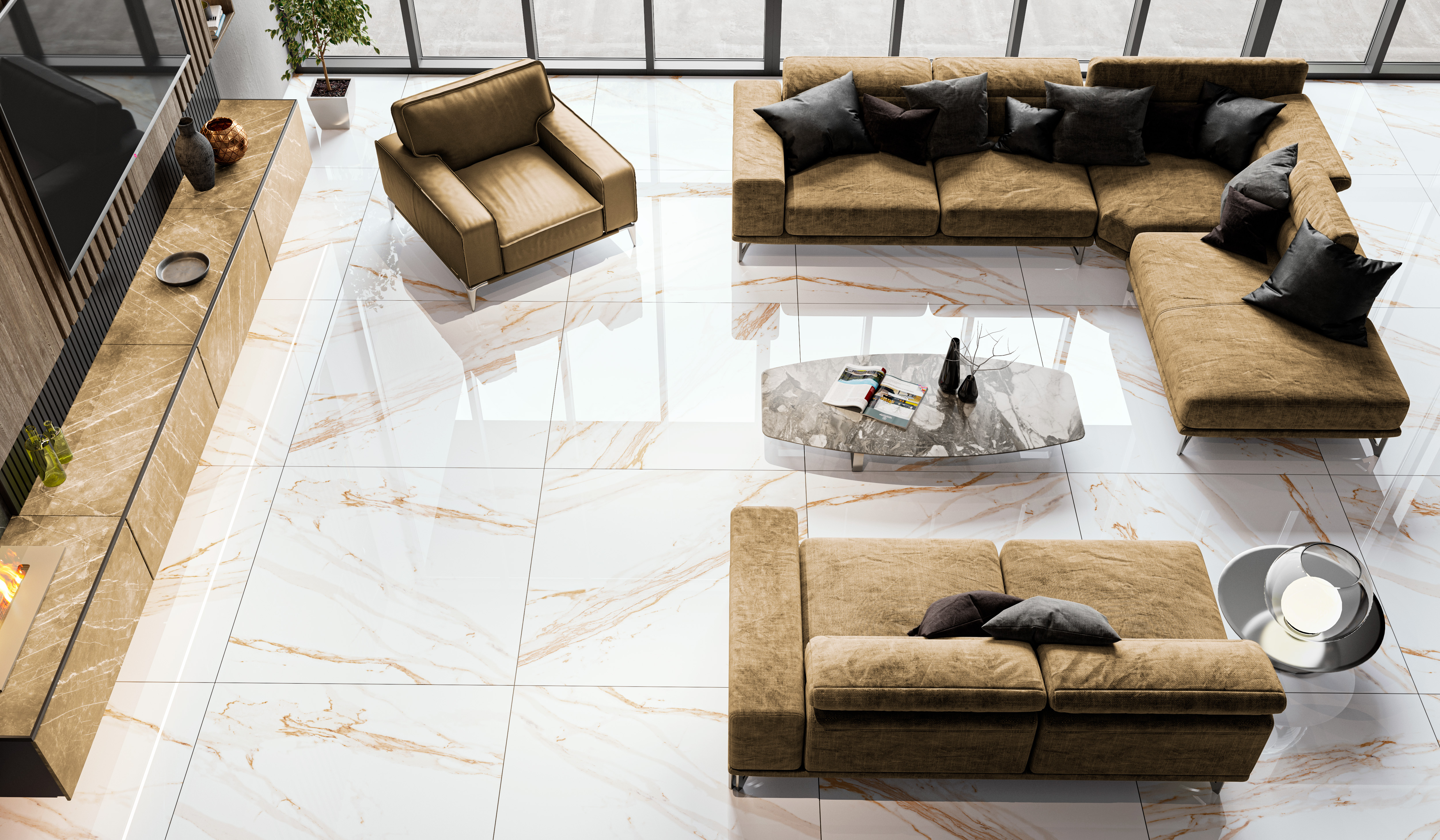 Porcelanato Acetinado no Banheiro: Segurança e Estilo para seu Projeto