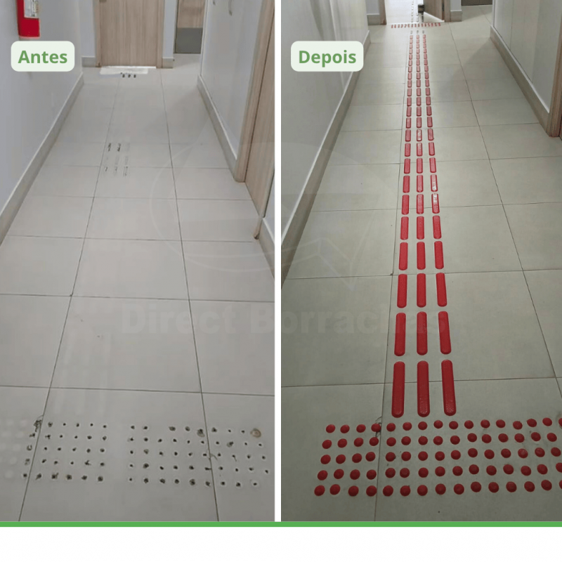 piso tatil banheiro cego