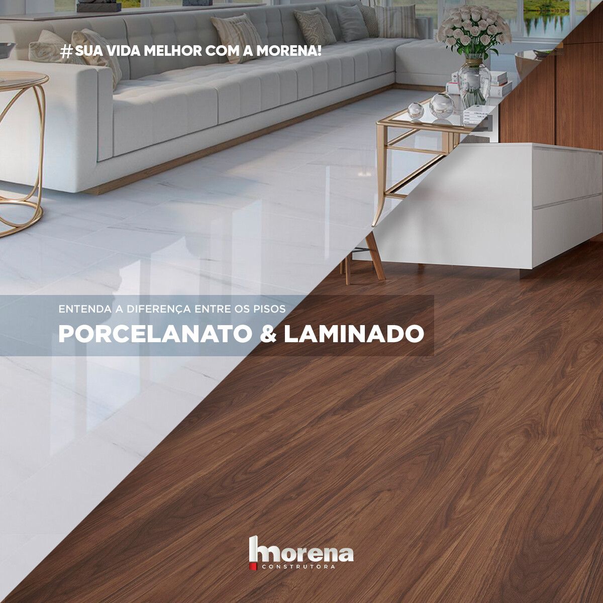 piso vinílico ou porcelanato qual o melhor