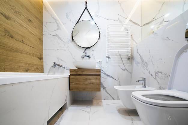 Piso para lavabo