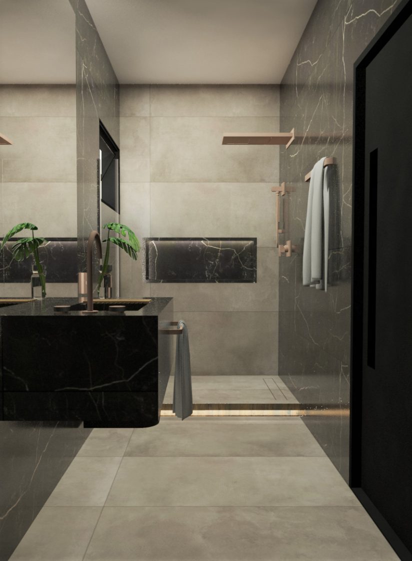 Piso laminado para banheiro (com ressalvas de umidade)