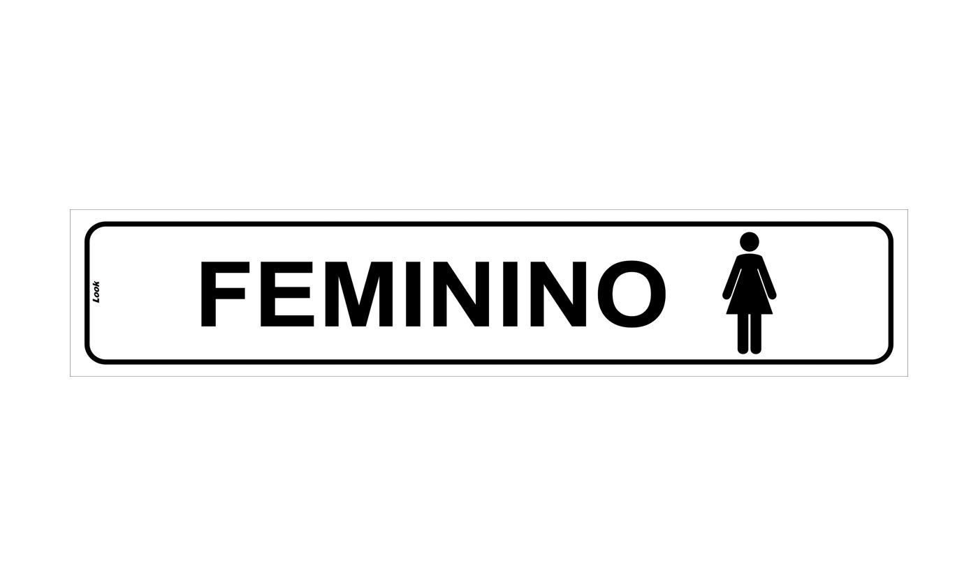 erros comuns ao fazer placa banheiro feminino imprimível