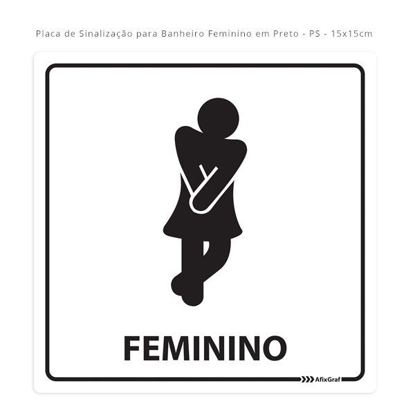 custo para fazer placa banheiro feminino personalizada