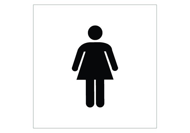 erros comuns ao fazer placa banheiro feminino imprimível