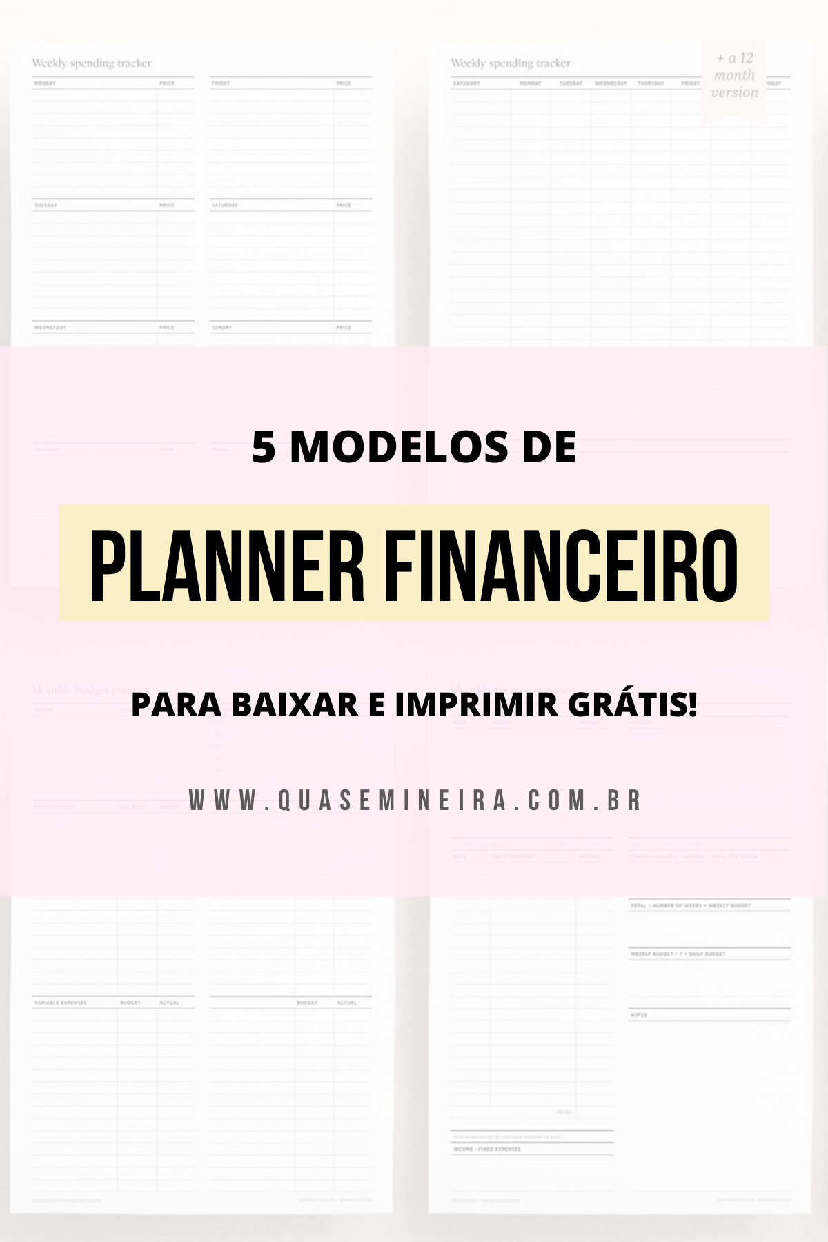 planner financeiro para imprimir grátis pdf