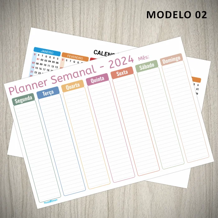 planner semanal editável pdf