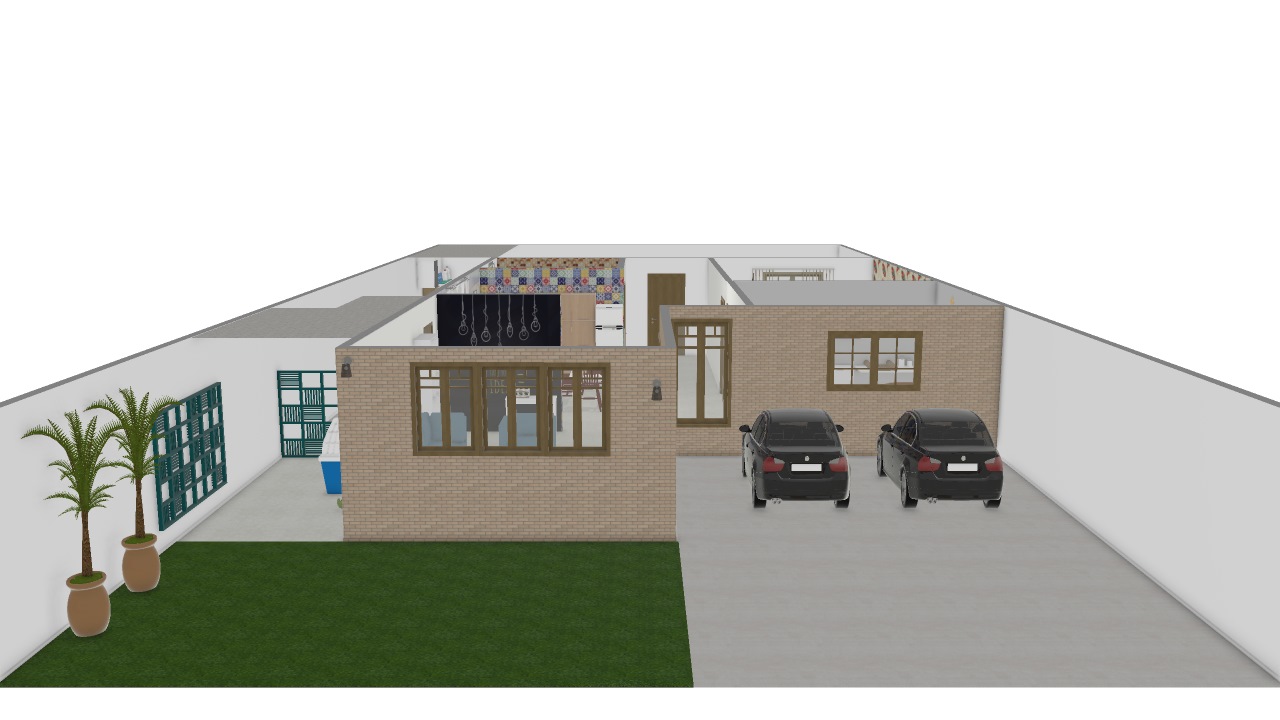 casa com garagem para 3 carros