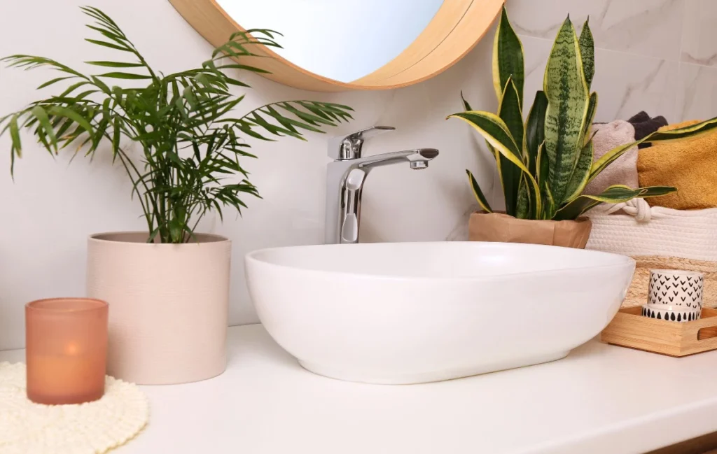 Decoração com plantas pendentes: ideias para banheiros pequenos