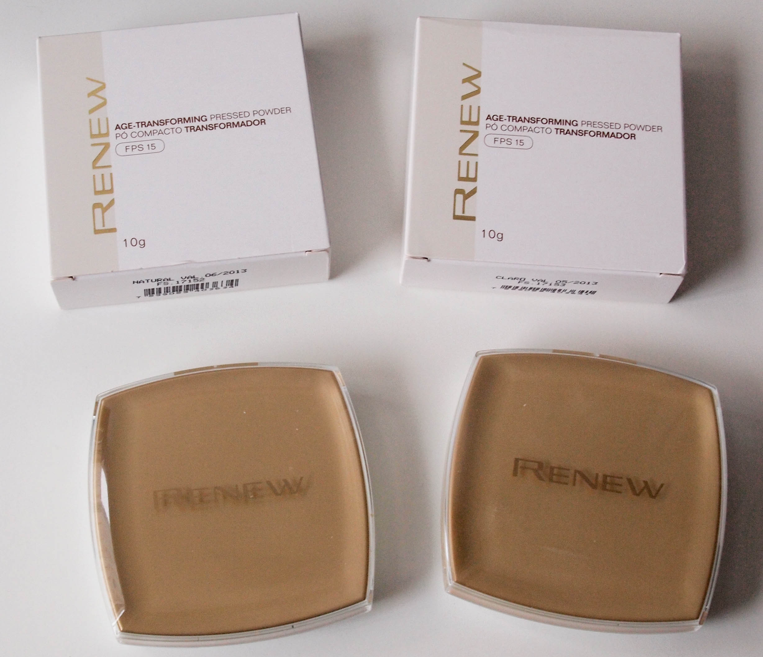 Comparativo: Pó Compacto Renew vs. Outras Bases Antissinais