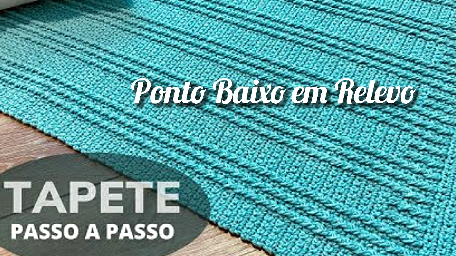 ponto baixo croche passo a passo