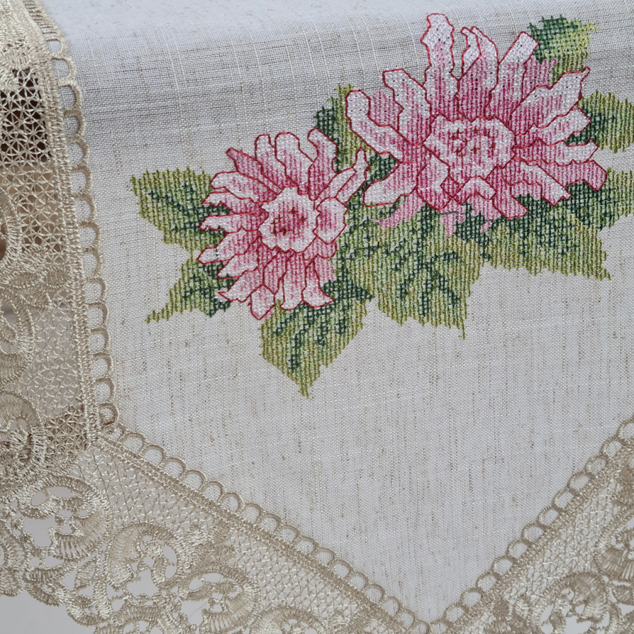 aprender avesso perfeito ponto cruz flores