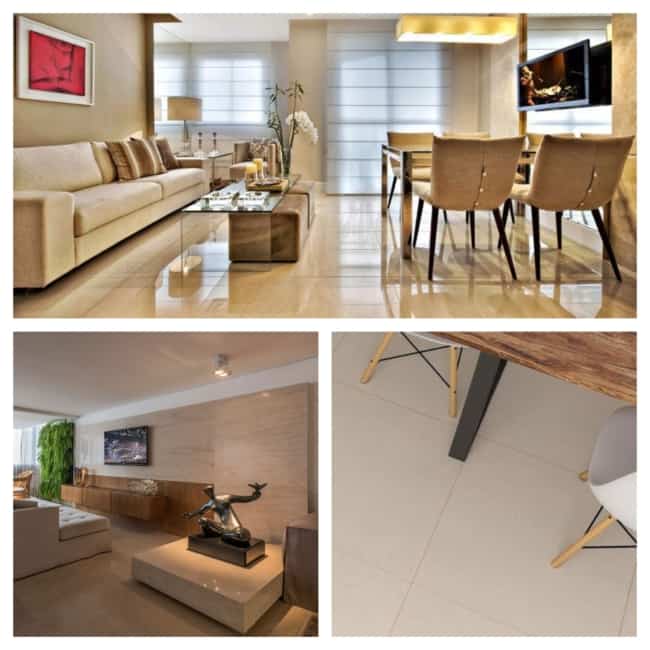 Porcelanato Bege Escuro Polido: Guia Completo para sua Sala