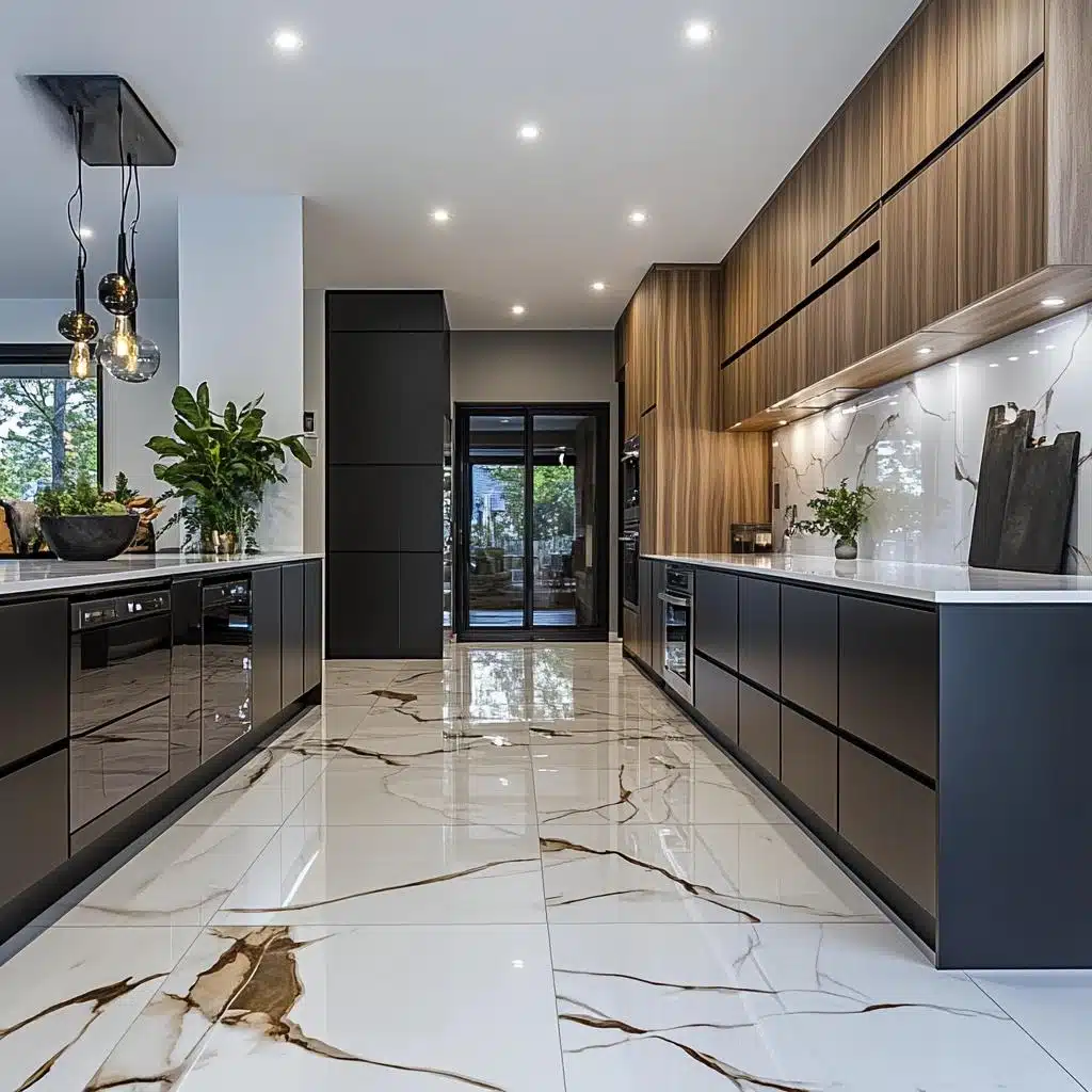 Porcelanato Polido ou Acetinado: Qual o Ideal para Cada Ambiente da Casa?