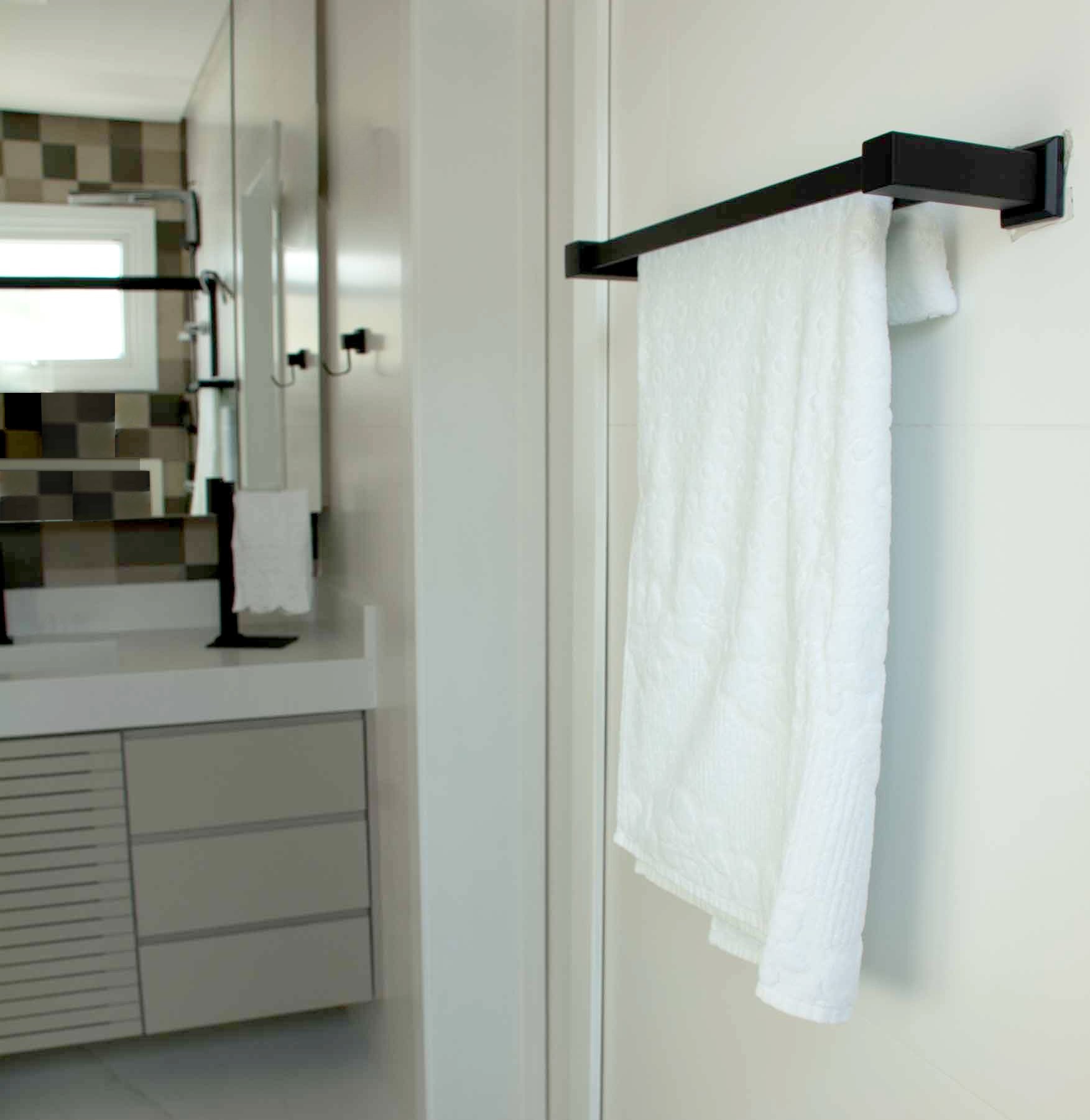 Guia completo de instalação de porta-toalhas: furação