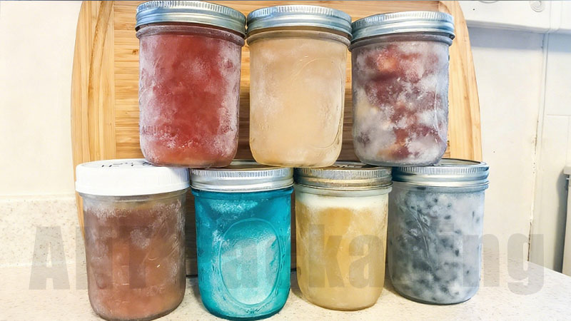 potes de vidro podem ir ao freezer