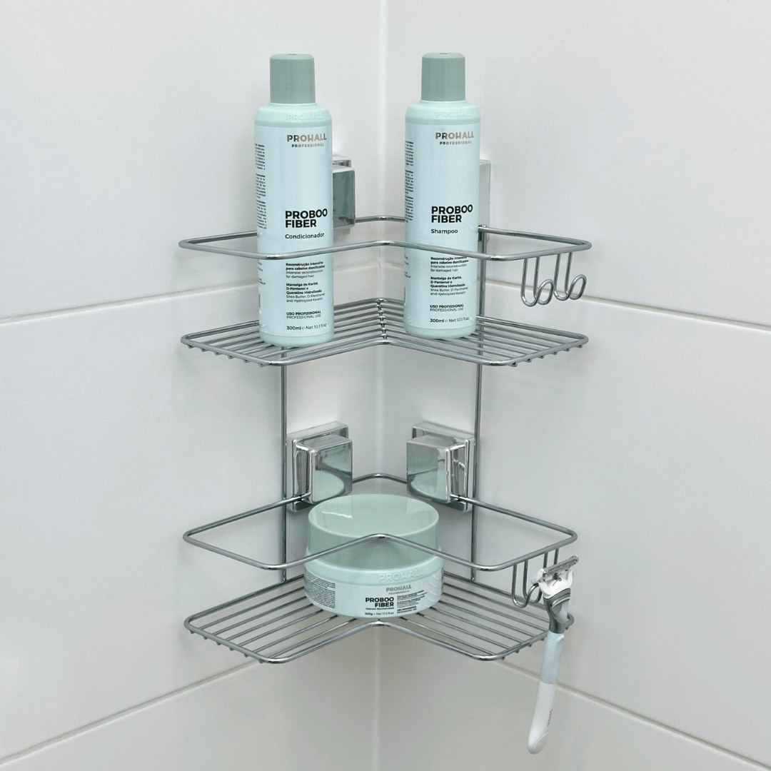 prateleira com ventosa