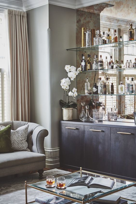 prateleira de vidro para banheiro