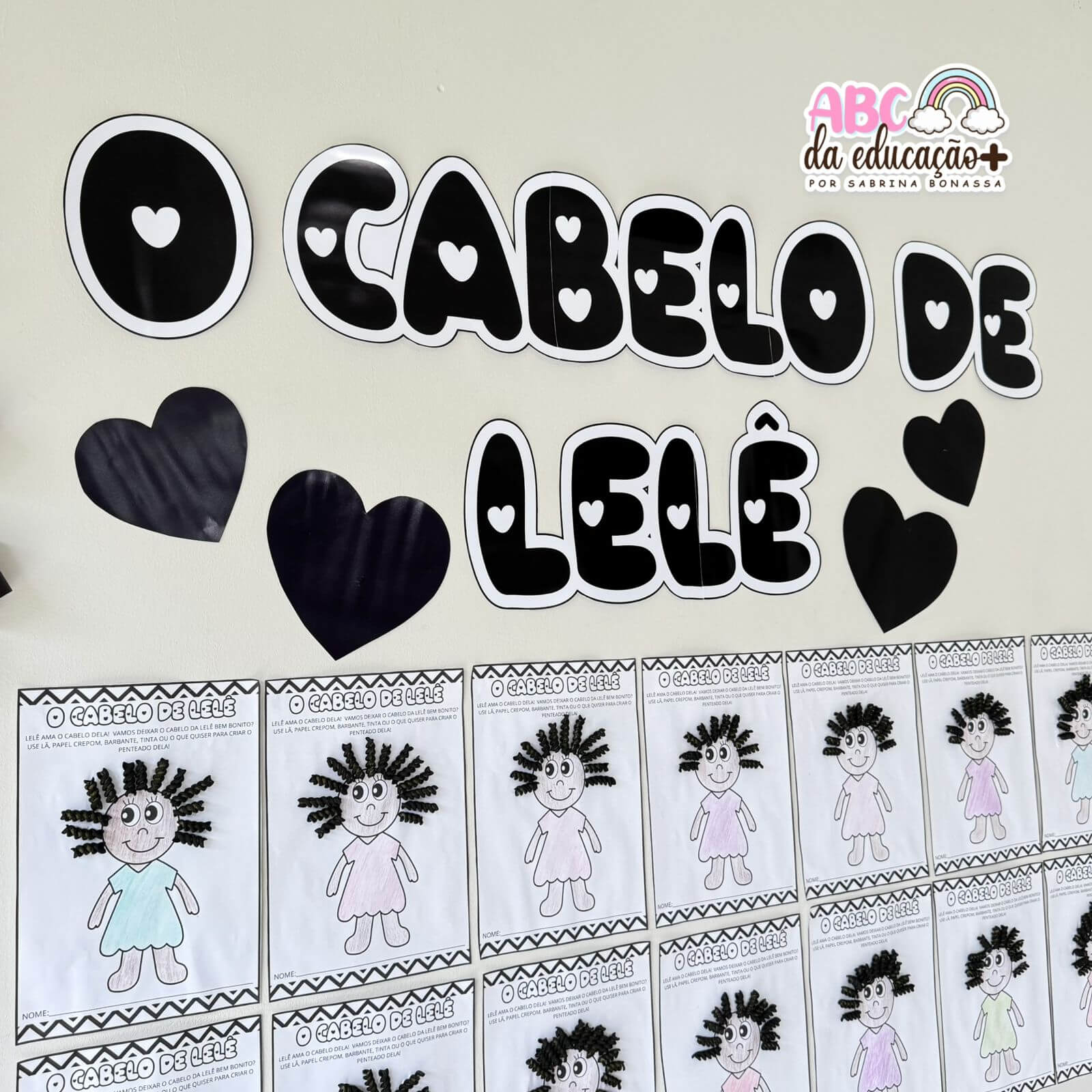 atividades criativas projeto cabelo de lele