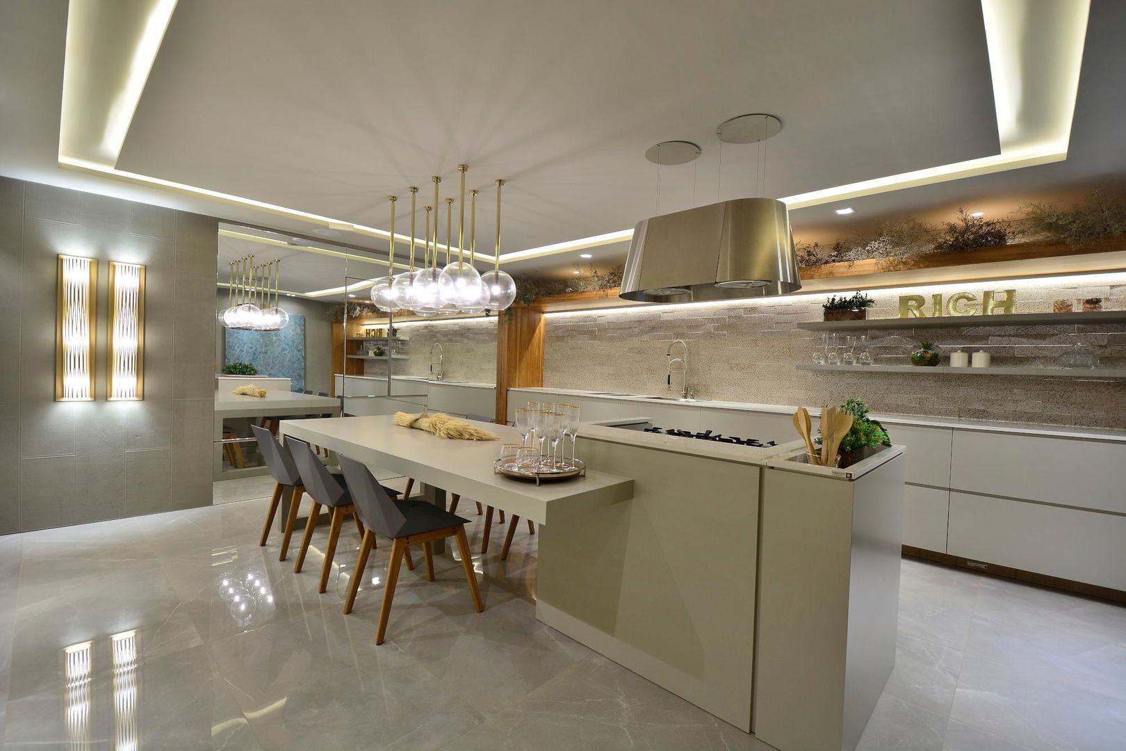 projeto de bancada de cozinha