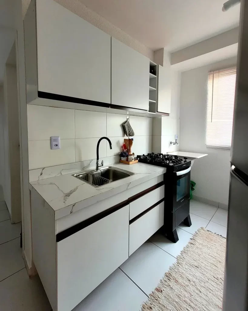 projeto de cozinha pequena