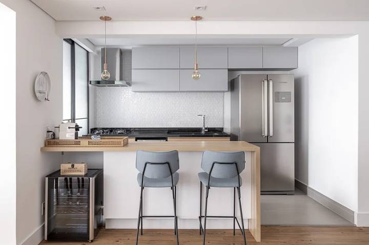 projeto de cozinha pequena