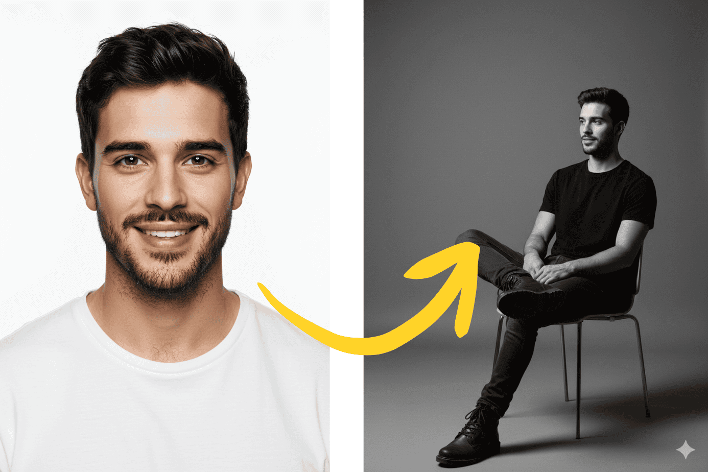 fotografia profissional realista IA