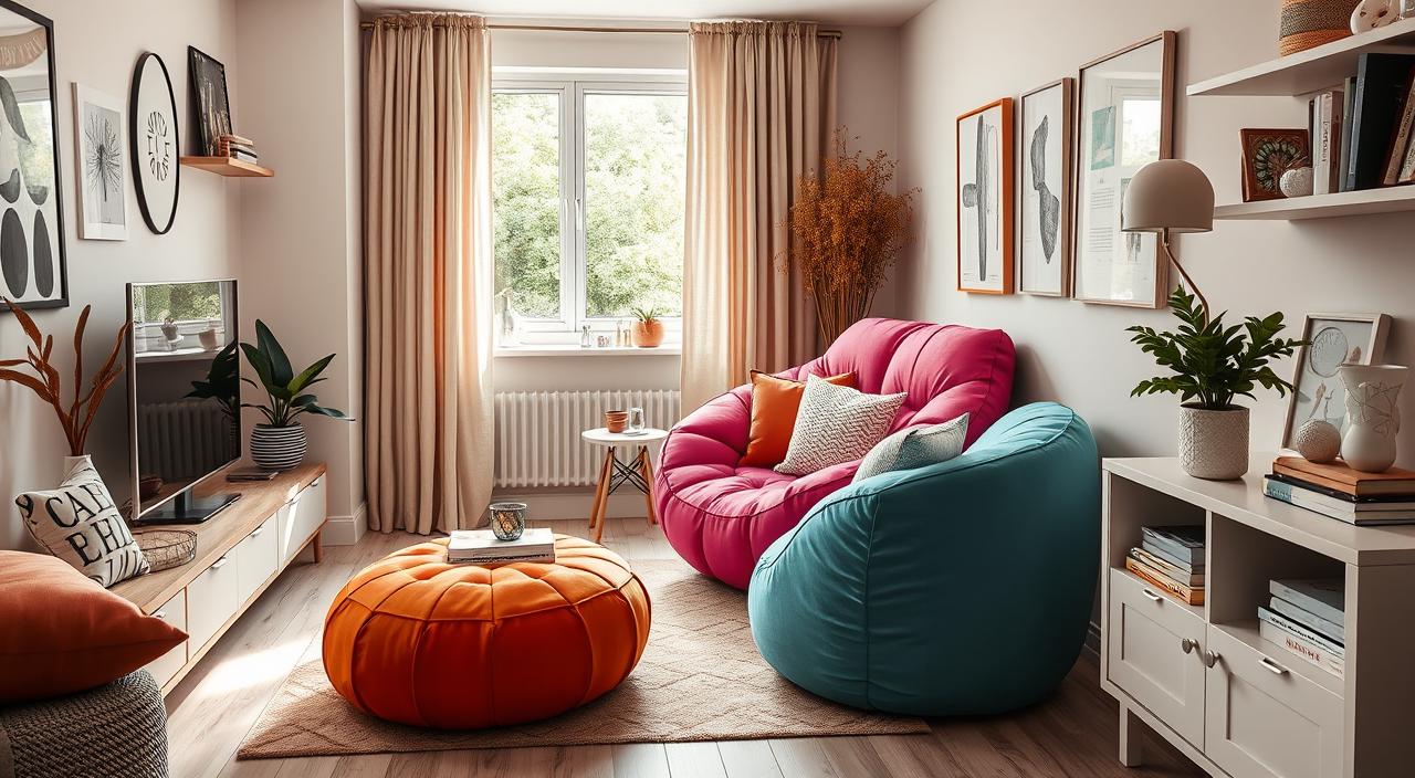 puff baú ou puff redondo qual o melhor para sala