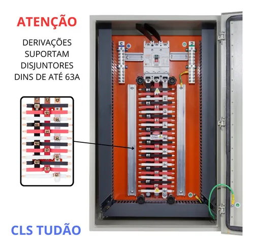 quadro de distribuicao trifasico