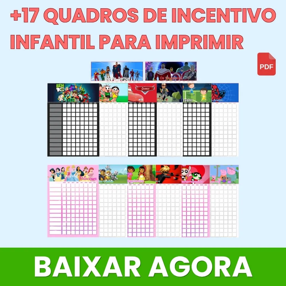 como criar quadro de incentivo infantil personalizado em casa