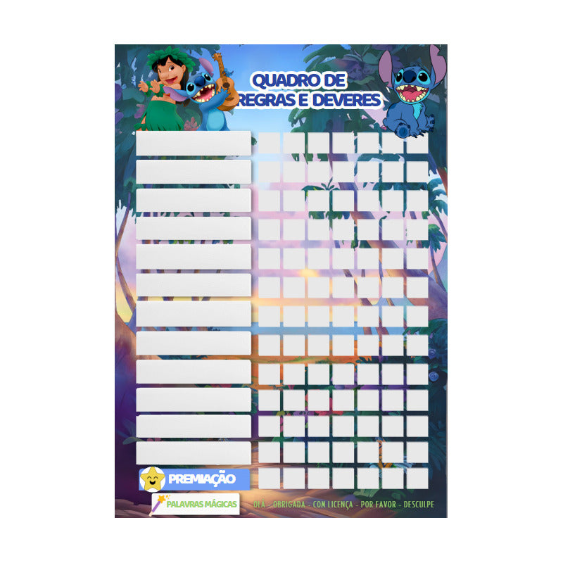 quadro de incentivo infantil para imprimir