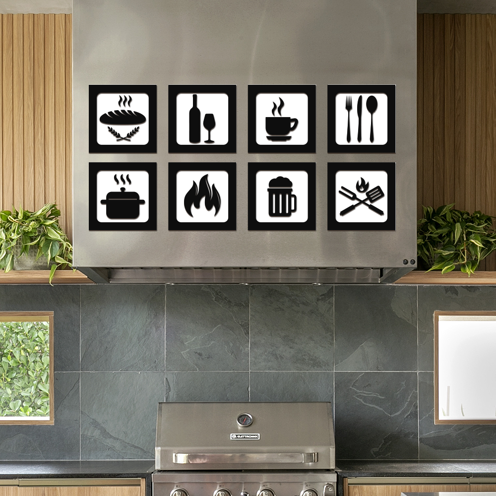 quadro decorativo cozinha com vidro