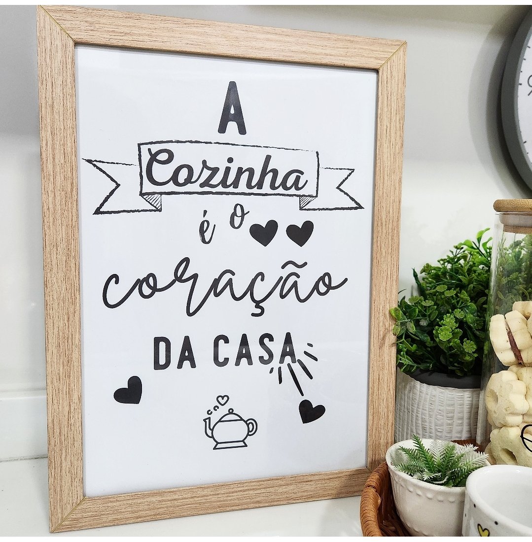 quadro decorativo cozinha escandinavo