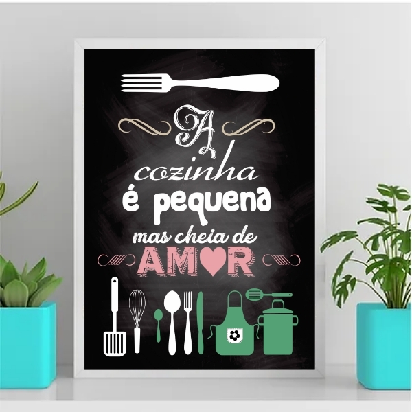 quadro cozinha moderna