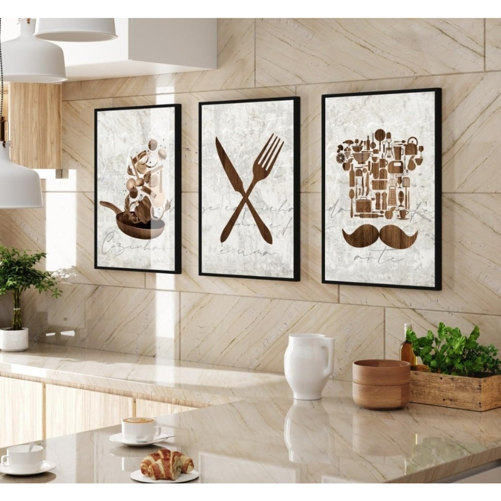 quadro cozinha pequena