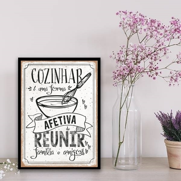 quadro decorativo cozinha abstrato