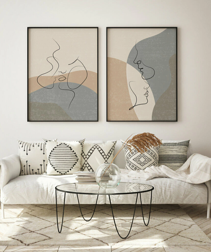 Guia Completo: Como Escolher o Quadro Abstrato Perfeito para Cada Ambiente