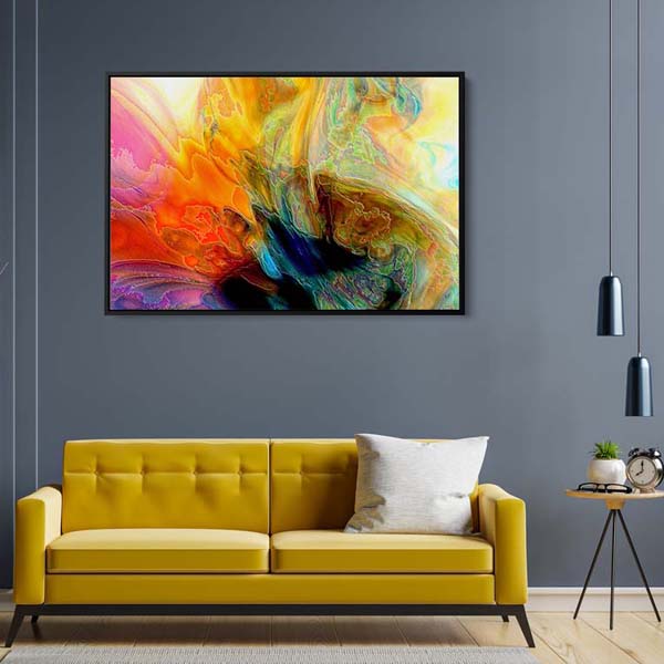 Decoração Minimalista: Integrando Quadros Abstratos com Elegância