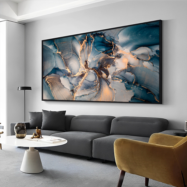 Transforme sua Sala: Ideias com Quadros Abstratos Coloridos