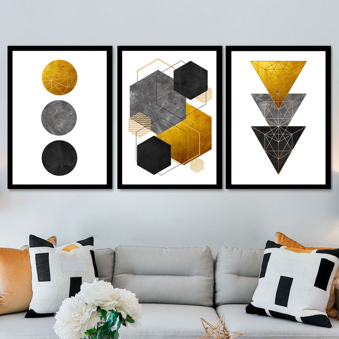 quadros decorativos para sala com iluminação LED