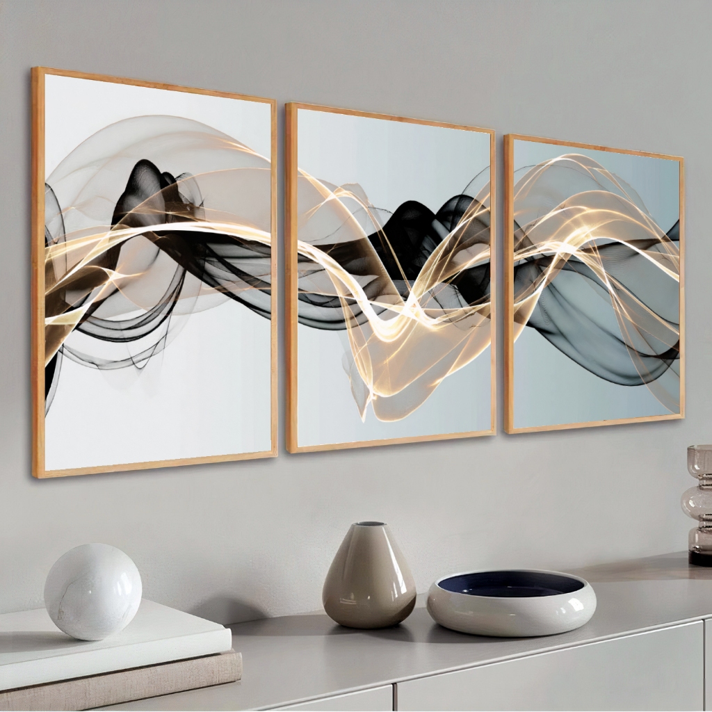 quadros decorativos para sala tons terrosos