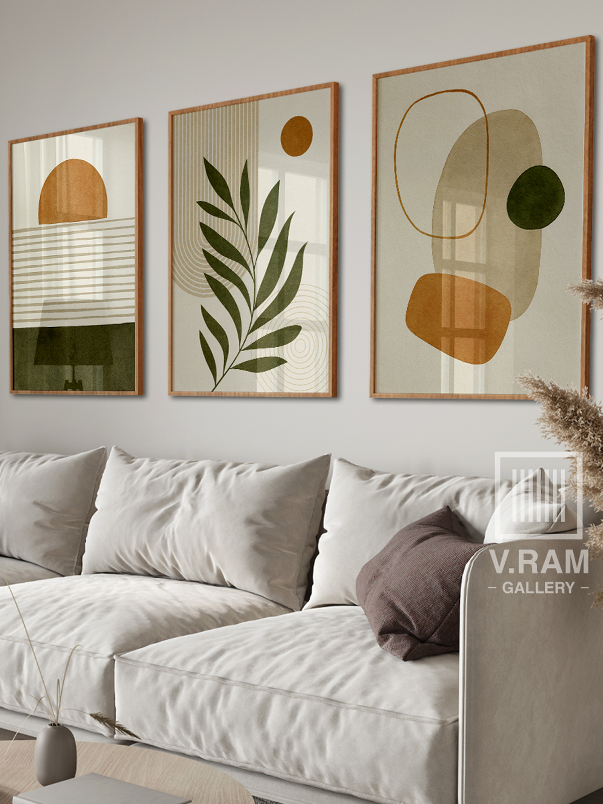 quadros com cores vibrantes